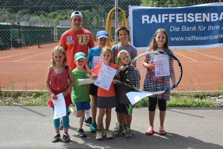 Kinder Tenniskurs von 05.08. bis 09.08.2019